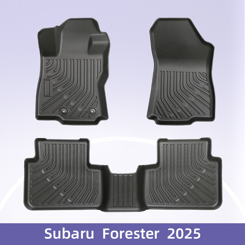 Aplicable a Subaru Forester Fuel2025 3D todo el tiempo TPE almohadilla de pie para automóviles almohadilla antisucia