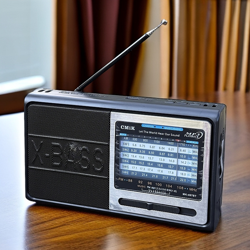Comercio exterior nuevo retro radio multibanda FM / AM / SW altavoces Bluetooth inalámbricos portátiles recargables transfronterizos