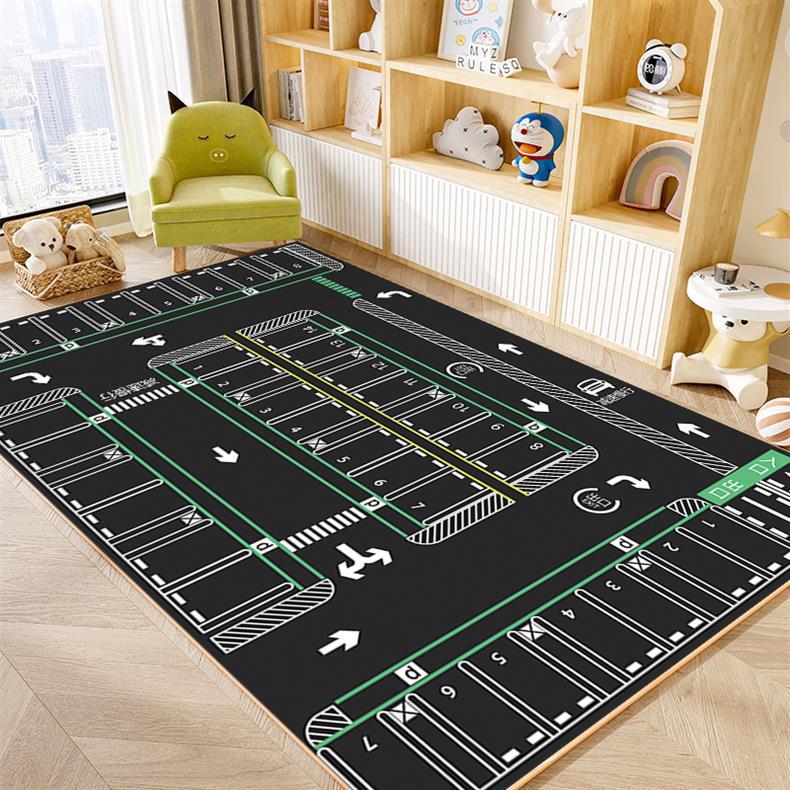 Parking Lot Carpet Kidsren's Crawling Game Track Road Traffic Kindergarten Living Room Early Education Play Bedroom Floor Mat