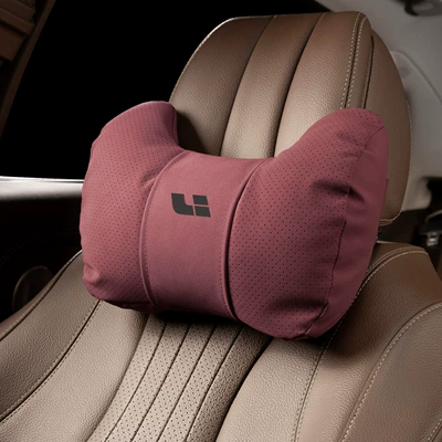 One Car Seat Backrest – Headrest - bull-horn-style-volcanic-red-ideal-headrest-single-pack