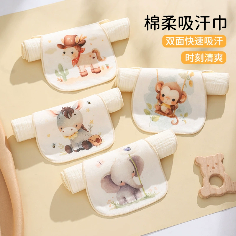 Потоковое полотенце типа A хлопчатобумажное полотенце для детского сада мягкое и дышащее детское хлопковое полотенце