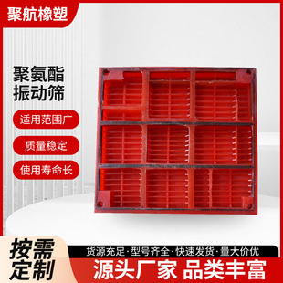 Screen Mesh Polyurethane High Frequency Screen Plate Wholesale Screen Plate Dehydration Polyurethane Punched Screen Mesh High Frequency Vibrating Screen Mesh