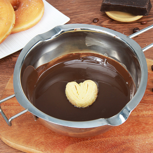 304 stainless steel chocolate water-proof melting pot cheese butter melting bowl instant noodle bowl milk pot 1000ml