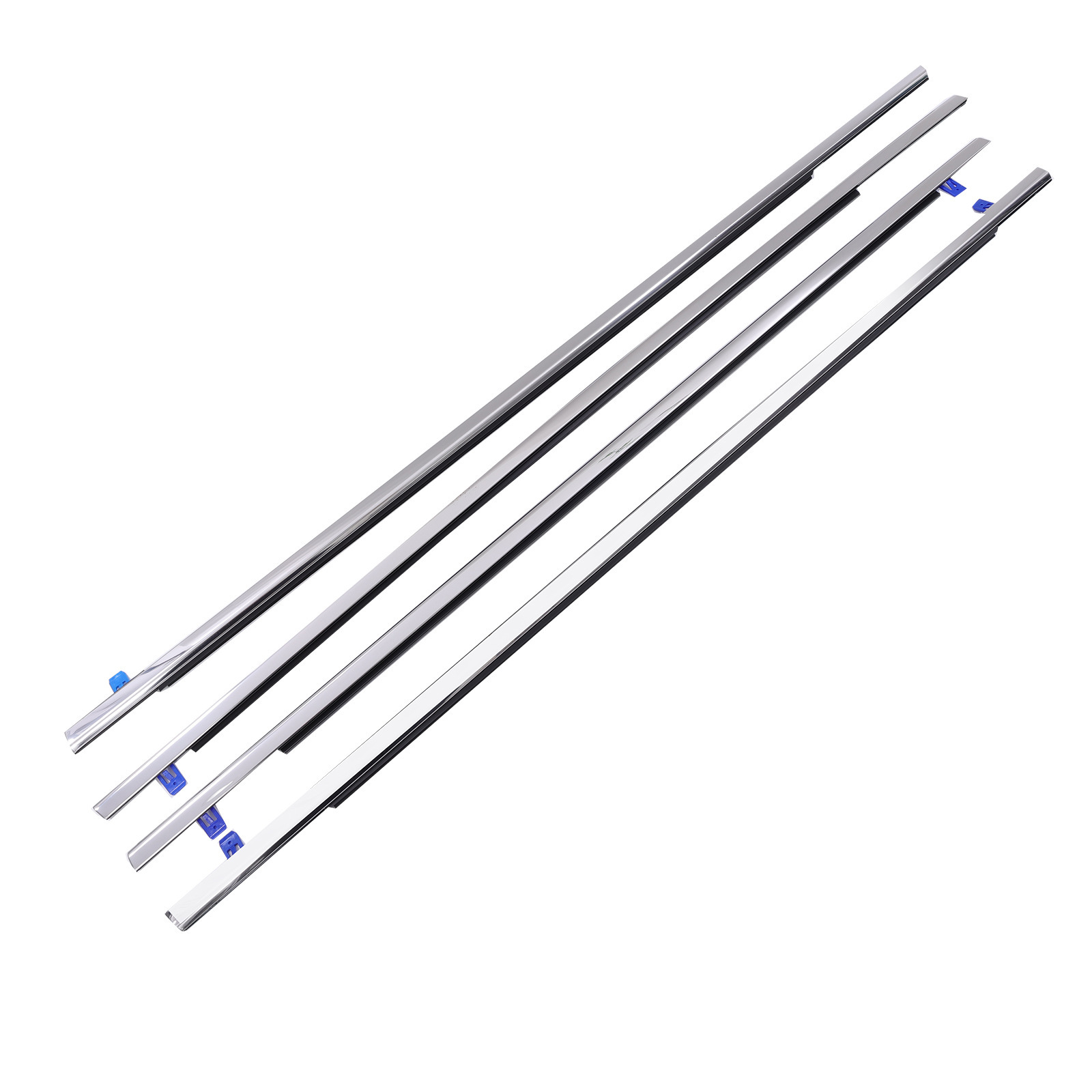 Suitable for 17-23 Honda Crown Road Glass Exterior Trim Strips, Window Trim Strips, Bright Strips, Door Sealing Dust-Proof Rubber Strips