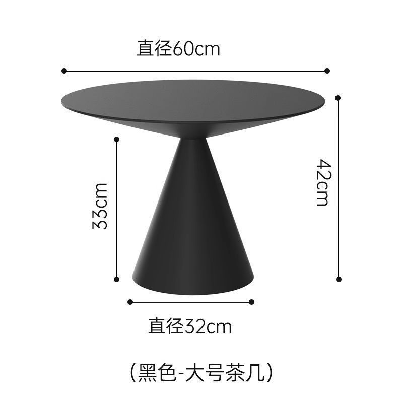 Fábrica directa de fábrica de crema de hierro forjado mesa de té sala de estar pequeña combinación de mesa de té simple mesa de té redonda image 7