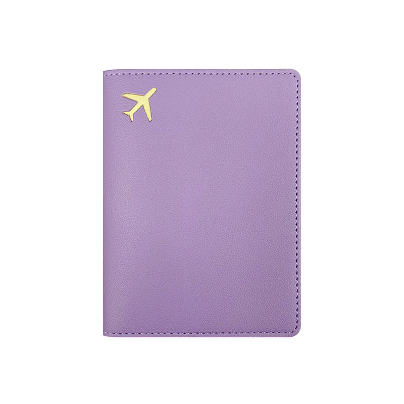 Kişiselleştirilmiş pasaportluk, gezi seyahati, taşınabilir uçak kartı tutucusu, unisex hırsızlık önleyici pasaportluk, günlük PU uyumlu
