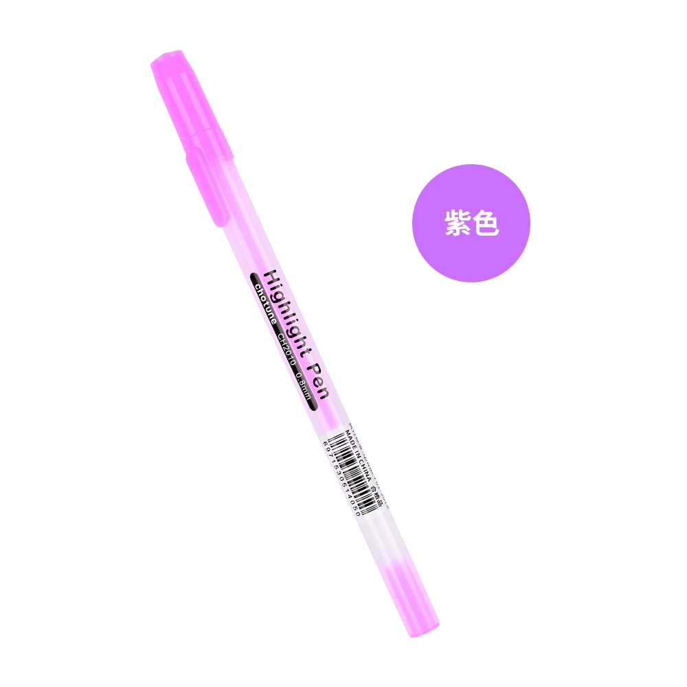 White highlighter, art liner, rollerball pen, scheduler