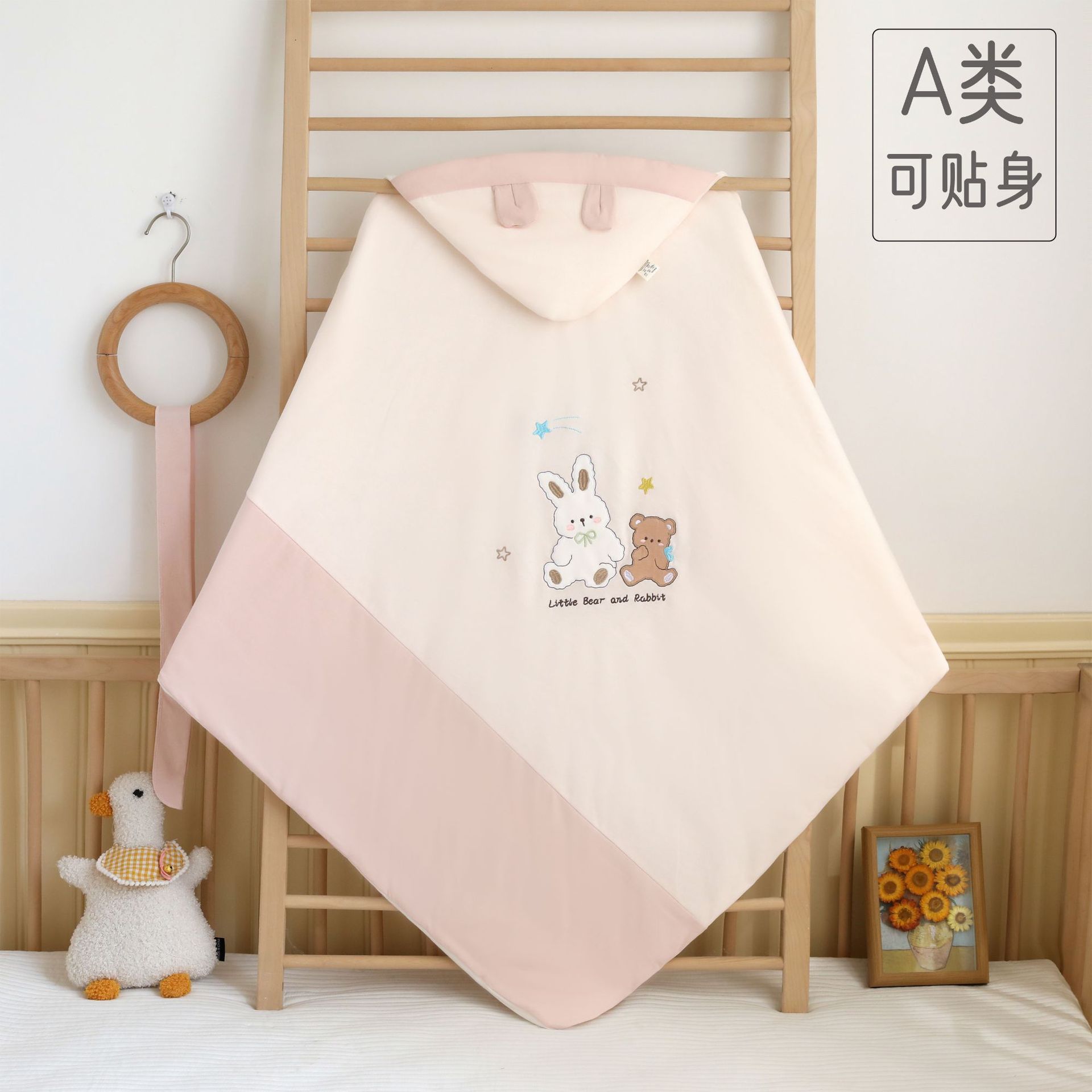 Newborn Thin Cotton Blanket Baby Blanket Thickeneded Autumn and Winter Pure Cotton Home Quilt Baby Hat Head Wrap Outing Clothing
