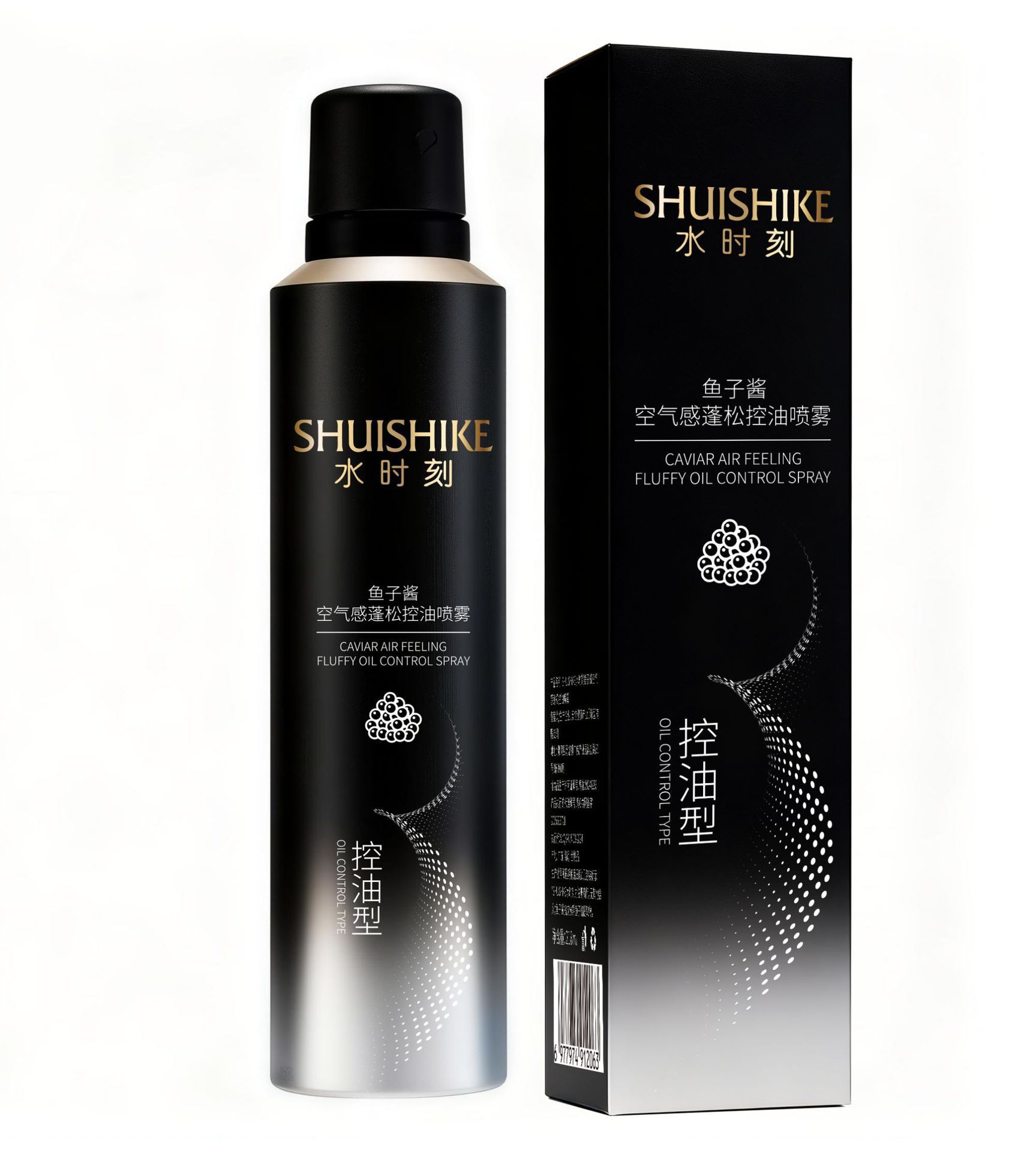 Teichuan caviar aire fluffy control de aceite spray agua fluffy refrescante y duradero spray sin lavado estilo novato