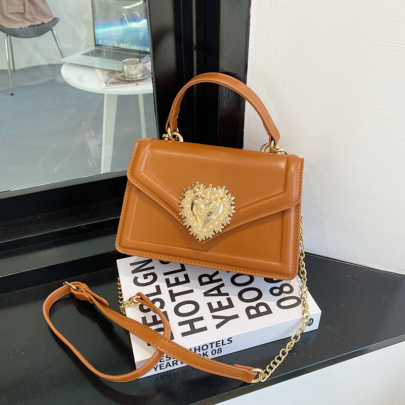 Borsa da donna piccola alla moda quadrata con doppio scomparto, borsa da donna 2024 nuove borse a tracolla a catena transfrontaliera_voghion.com