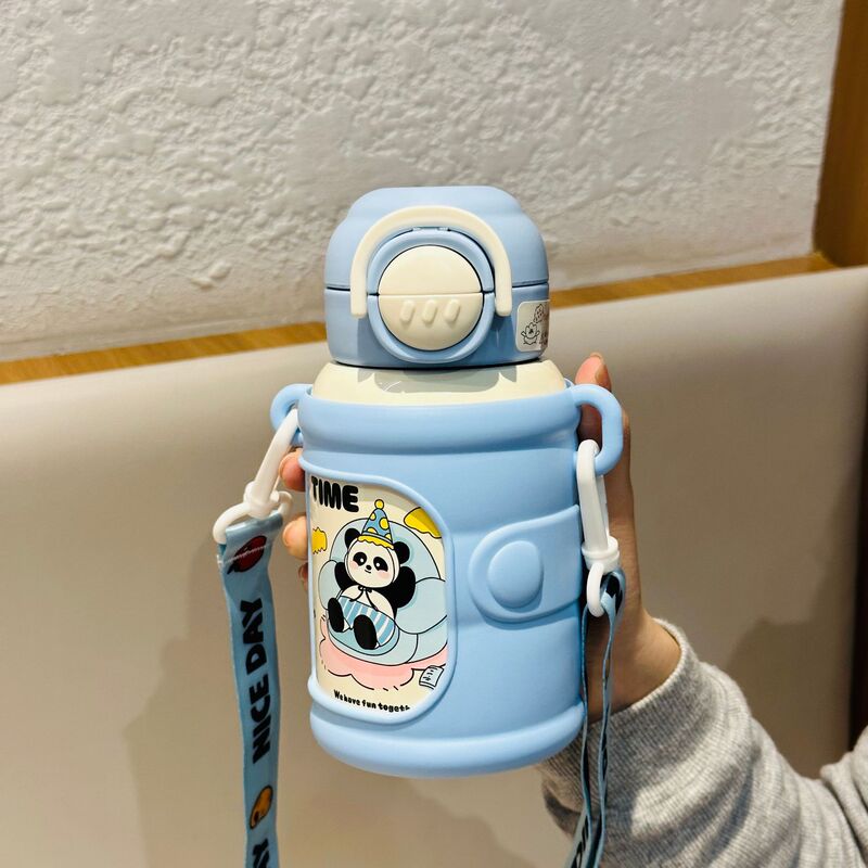 新款儿童水杯上学专用保温杯316食品级一杯三饮宝宝儿童保温杯子|undefined