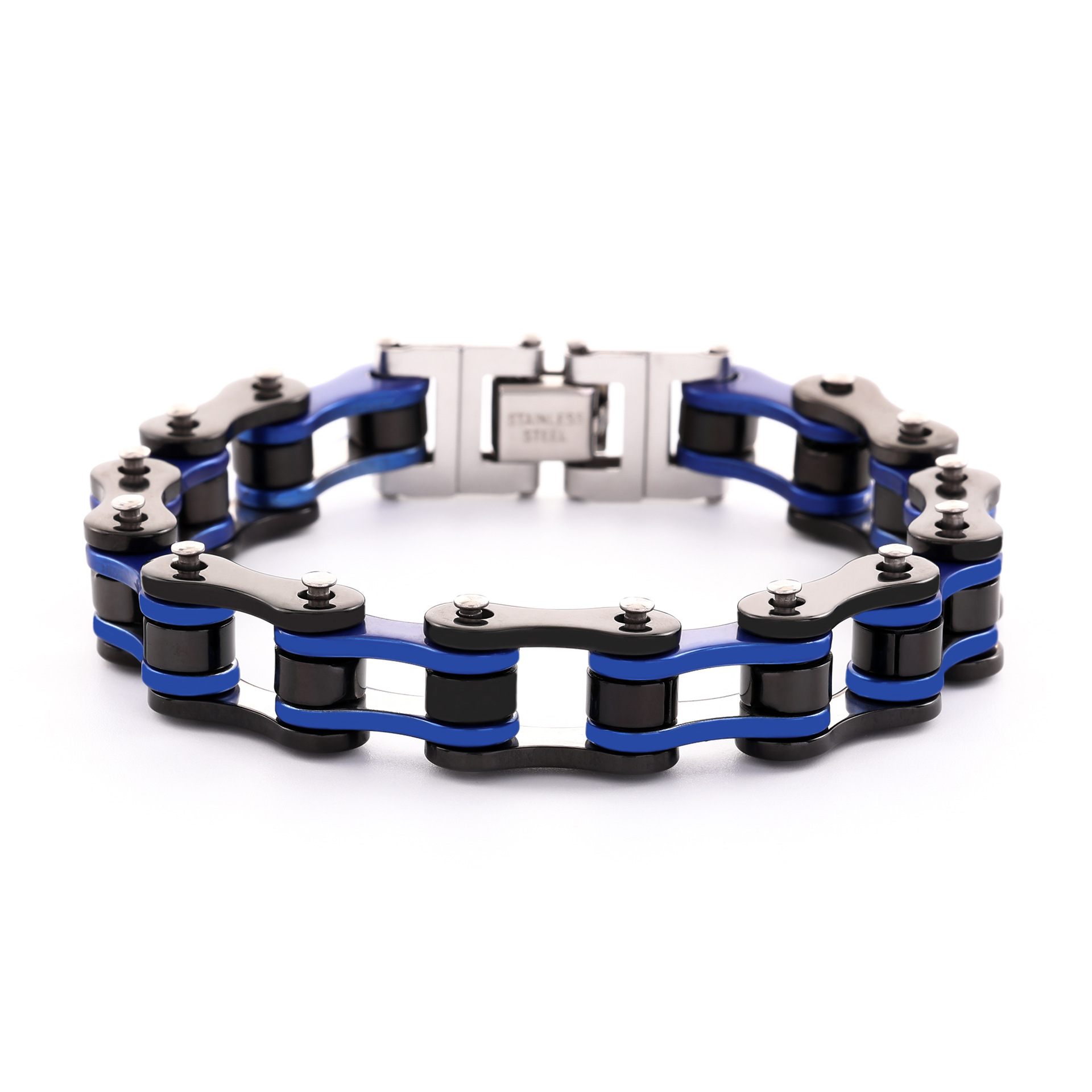 Bracciale uomo a catena in acciaio inossidabile stile punk_voghion.com