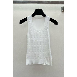 European Station 2025 Early Autumn and Winter Series New Elegant Versatile and Sweet Age-Reducing Quilted Slim Slim Vest Suspender