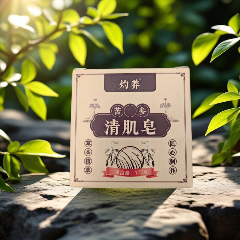 艾草苦参清筋石けん肌康伏湿石けん毛包手作り精油石けん洗顔入浴全身洗浄|undefined