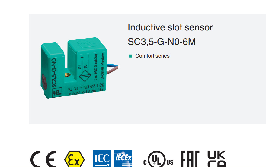 SC3.5-G-N0-6M倍加福P+F传感器