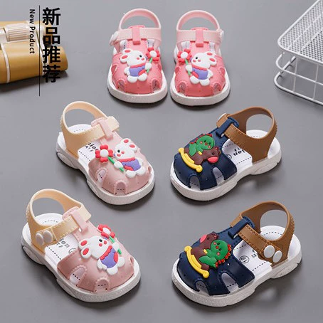 Детские сандалии новый стиль милый маленький кролик baby baby bbaby bbaby baby soft подошва мультфильм ходок обувь оптом