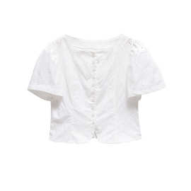 时尚气质减龄白色上衣女2025夏季新款夏季遮肉通勒蛋糕半身裙套装