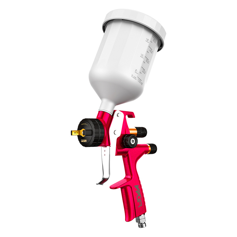 Wufu PISTOLA DE PULVERIZACIÓN de coche de gama alta pintura a base de agua barniz capa de acabado pintura hoja de metal pulverización atomización herramienta neumática pistola pulverizadora