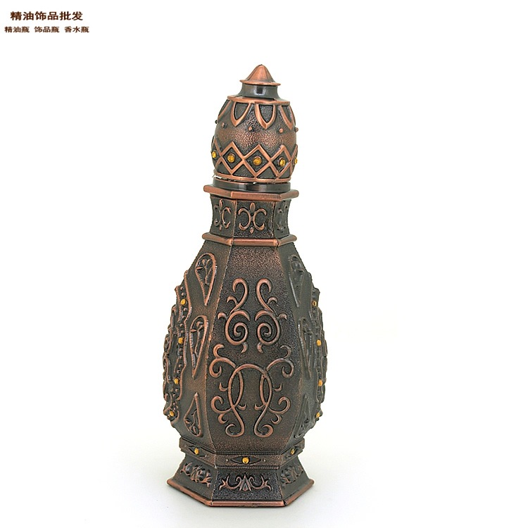 精油饰品网红铜色古典花瓶款香水瓶9.jpg
