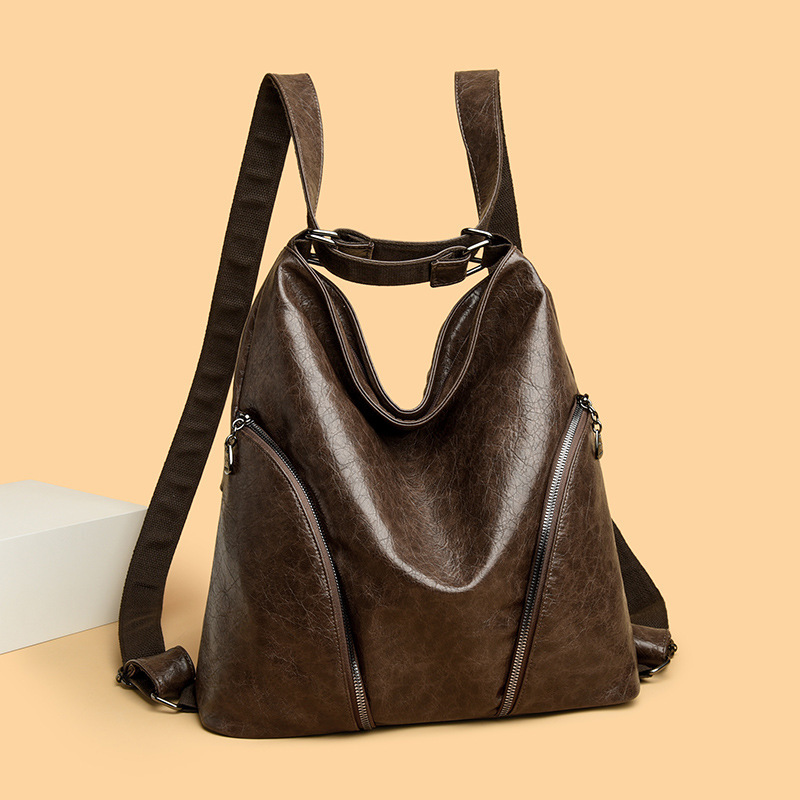 Cross-Border Popular Korean Style Lazy Style Soft Leather Women's Bag Large Capacity Shoulder Versatile Fashion Crossbody Shoulder Bag for Women Cross-Border Popular Korean Style Lazy Style Soft Leather Women's Bag Large Capacity Shoulder Versatile Fashion Crossbody Shoulder Bag for Women