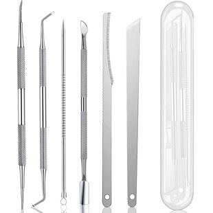 Cross-border Nail Art Tool Kit Nail Art Nail Tools 6-piece Set suit Inlay Armor Thick Hard Armor Care Trimming Foot Trimming Knife