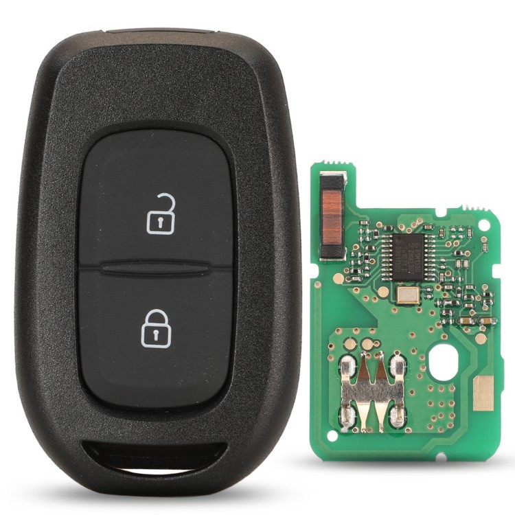 Suitable for Renault 2-button/3-button flat remote car key 4A-PCF7961M chip 434MHZ