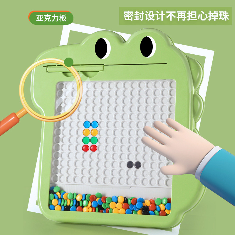 Qianman educación temprana pluma magnética para niños tablero de dibujo Pantalla de pintura tablero de escritura para niños tablero de graffiti magnético juguetes educativos