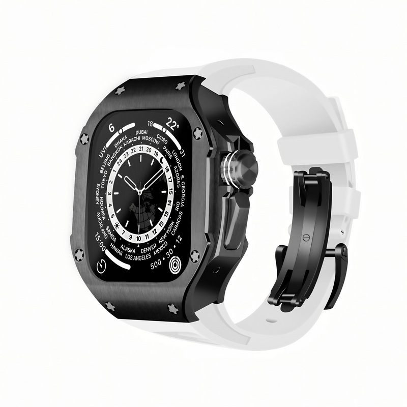 Para iwatch ultra49 reloj correa de Apple Correa protectora Shell 316L Acero inoxidable Richard cambiado al traje