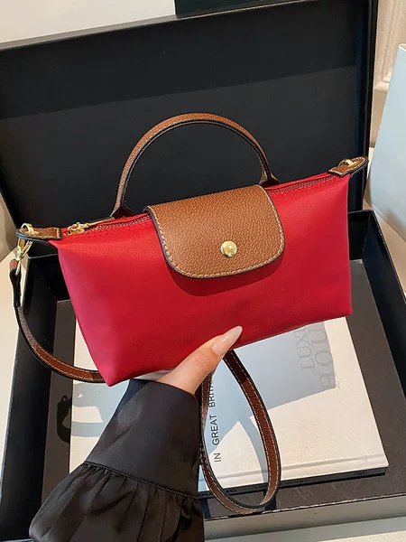 2026 Cross-Border Women's New Canvas Bag Spring Lightweight Luxury Niche Commuter High-End Shoulder Crossbody Bag