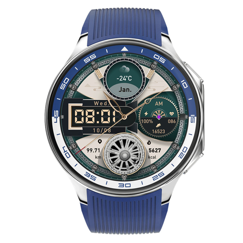 DT Watch X reloj inteligente Bluetooth llamadas AMOLED pantalla redonda frecuencia cardíaca presión arterial oxígeno salud reloj deportivo