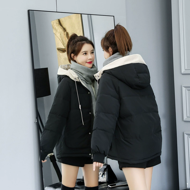 Short down jacket for kids, Korean style, oversized fit, increased thickness