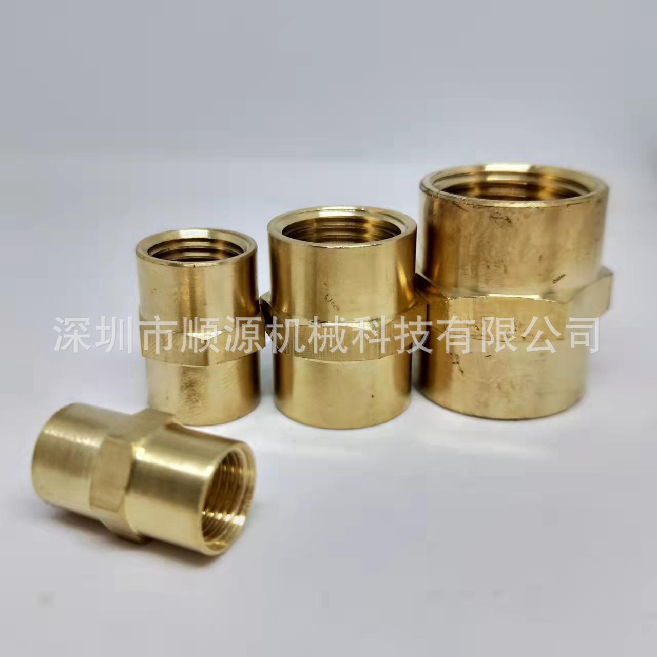 NPT内螺纹气动软管接头 美制锥管内螺纹对丝 黄铜软管配件