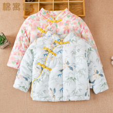 秋冬季纯手工宝宝棉花棉袄加厚学生保暖棉衣儿童棉服内胆外穿上衣