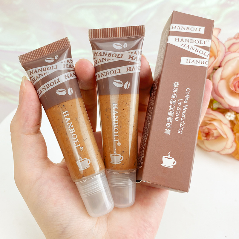 coffee Moisture Lip Frosting cream nourish soften Horny Exfoliating Desalination jelly Gel Propolis wholesale