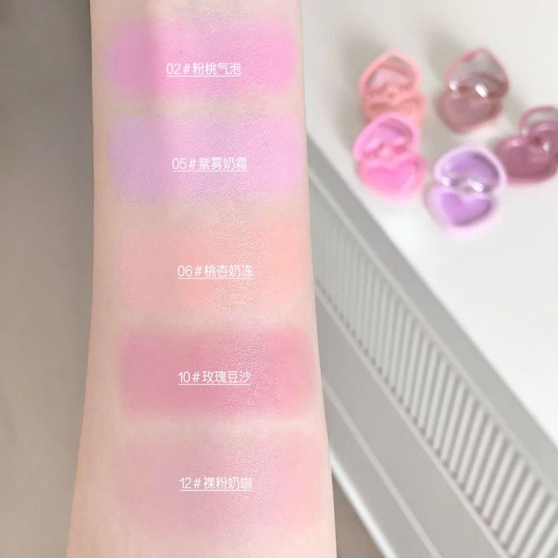 Kakashow Atmosphere Blush Matte Coreano Brush Measurement No Flying Powder Cross-Border