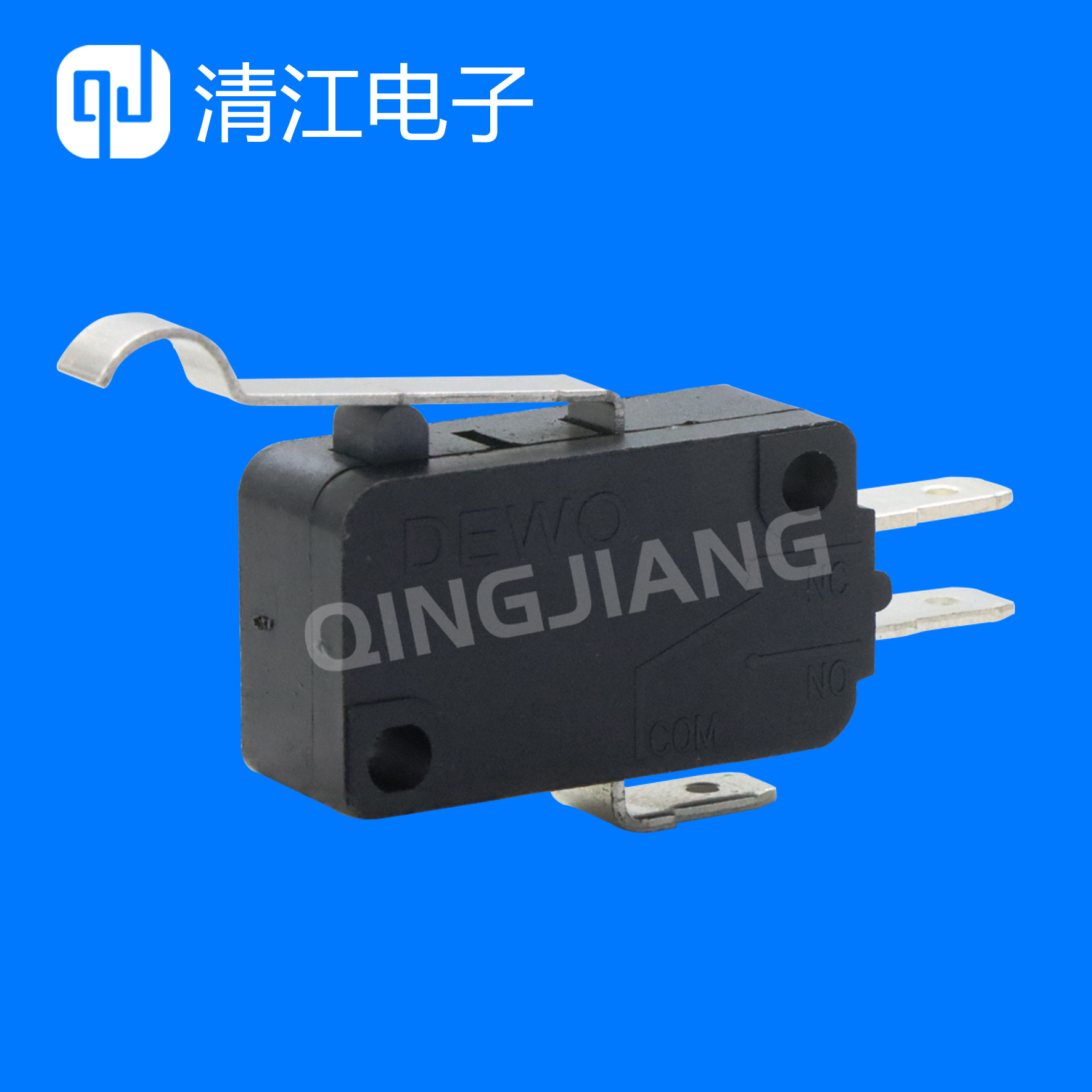 微动防尘开关 16A大电流短滚轮耐高温限位开关