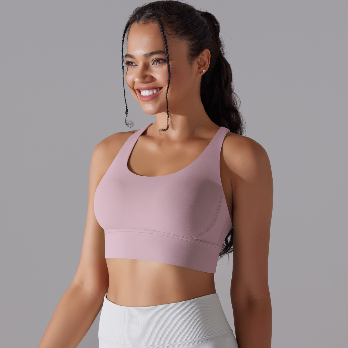 127g Weight Sleeveless Sleeve Length Nylon, Spandex Fabric Type Short Top Length Halter Crisscross Tank Tops Type Fitness, Yoga Occasion U Neck Neckline Solid Color Pattern Sports Style Sports Solid Color Nylon Spandex U Neck Active Tops Halter Crisscross Tank 41