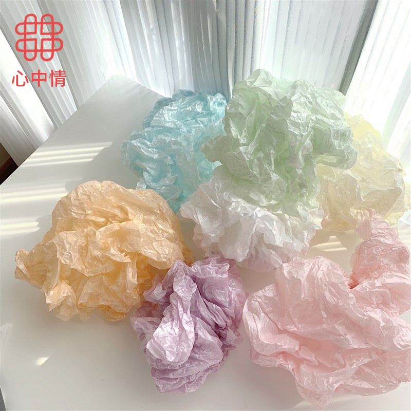 【心中情】小清新珠光多彩简约优雅鲜花花卉礼品包装纸珠光雪梨纸