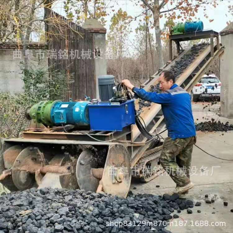 混泥土沙子翻晒取料堆料机TGFF 可移动升降煤块自动取料机传送机