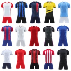 新品クラブサッカーユニフォームセット大人用子供用サッカートレーニング服光板サッカーユニフォーム競技ユニフォーム