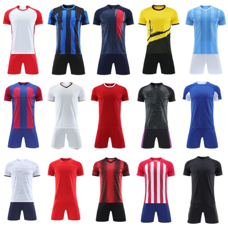 New Club Soccer Suit Adult Children's Soccer Training Suit Light Board Soccer Suit Game Team Suit New Club Soccer Suit Adult Children's Soccer Training Suit Light Board Soccer Suit Game Team Suit