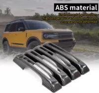 Для 2021 2022 Bronco Sport двери ручная защита крышка без смарт-отверстия углеродного волокна через границы