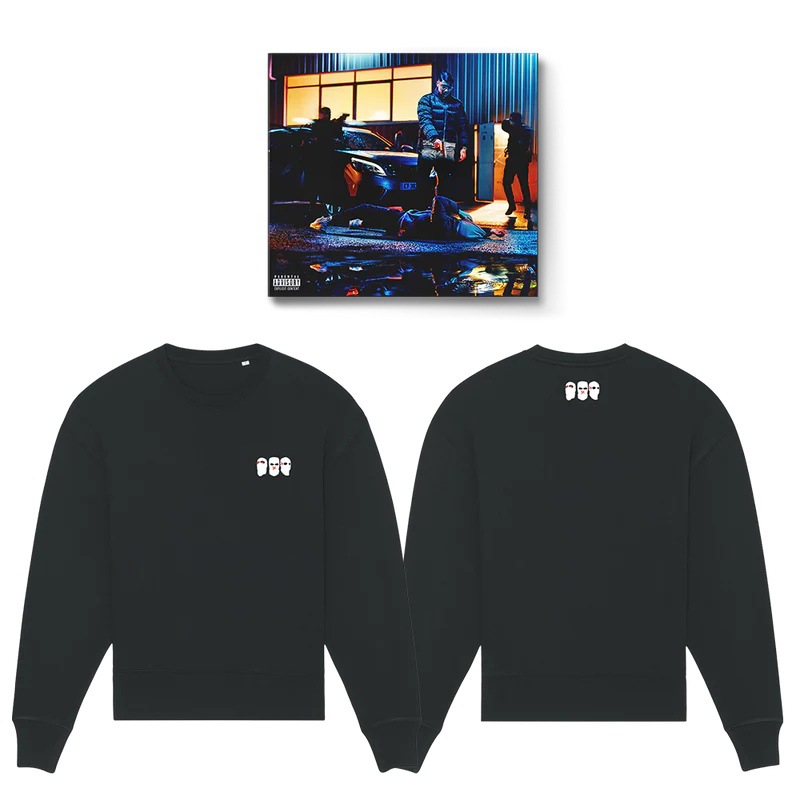 Suéter de cuello redondo de hombro suelto de manga larga de todo fósforo para hombres en la calle Spot AliExpress Venta caliente transfronteriza Impresión digital 3D