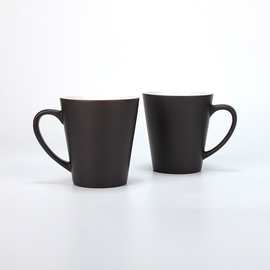 POD 定制热转印12oz雏形杯变色杯 热升华涂层DIY印刷图片陶瓷厂家