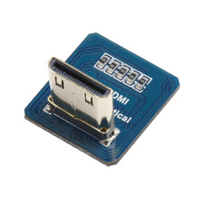 微雪MINI HDMI Adapter Vertical垂直版转接头FFC软排线 DIY HDMI