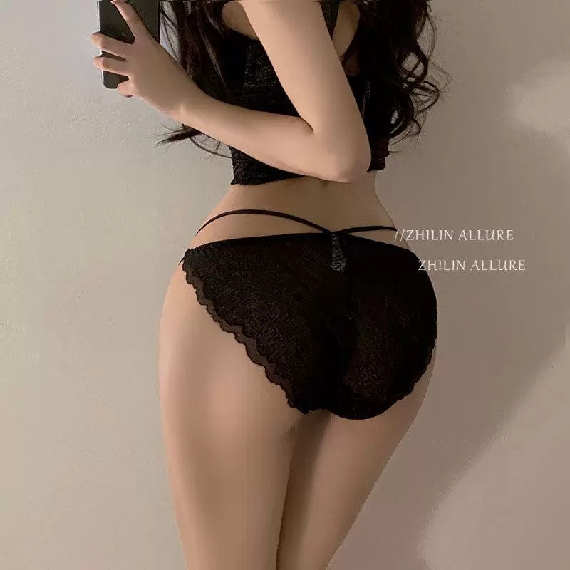 Черные кружевные sexy штаны, брюки, оптовая продажа