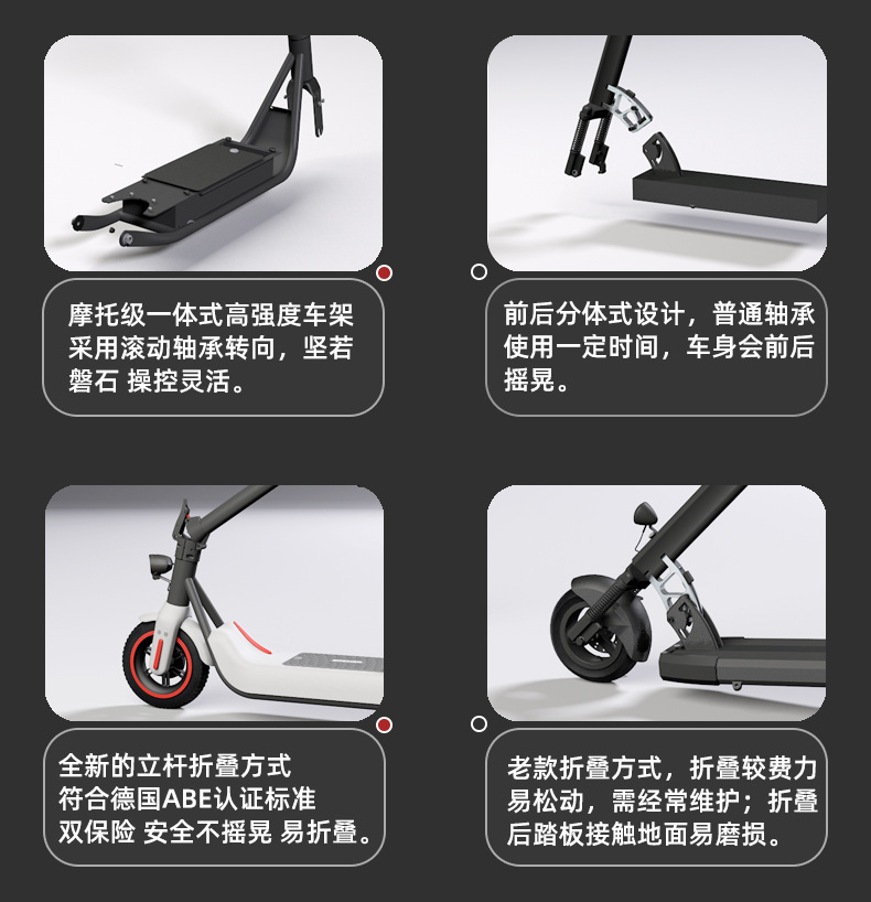 Electric Scooter Folding Electric Vehicle Mini Ride Two Wheel Battery Portable Small Scooter Wholesale