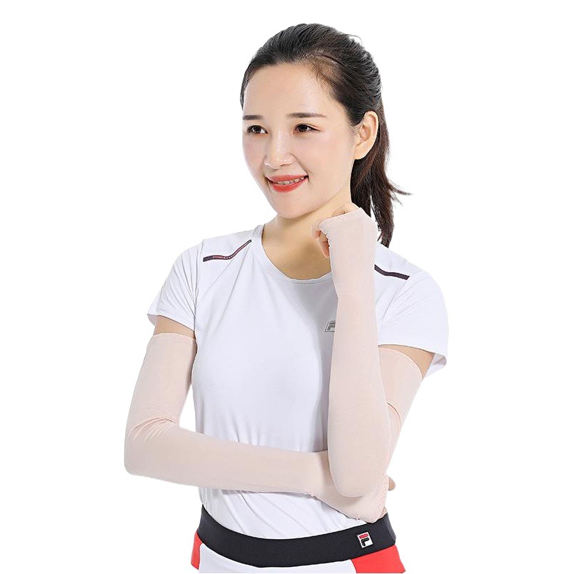 Sun Protection Ice Silk Arm Sleeves, Loose Fit, Uv Protection, Unisex Sports Sleeves, Sunshade, Fingerless, for Cycling and Driving