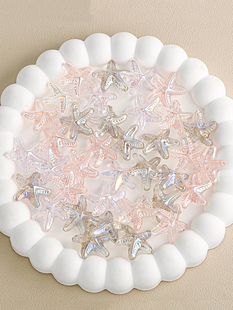 18.3 * 18MM - estrella de mar - mezcla aleatoria de color (20 piezas / paquete)