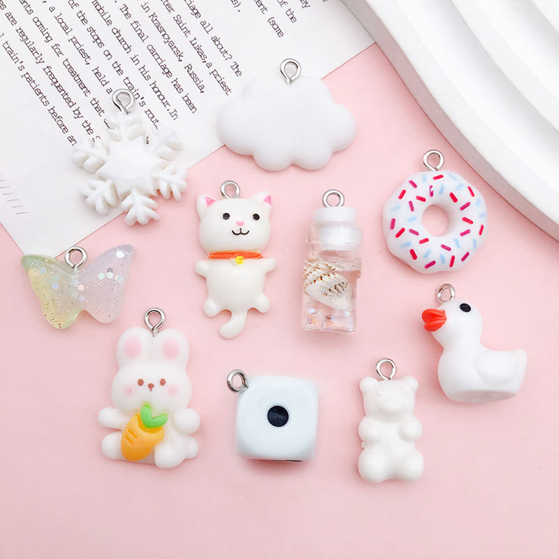 10 PCS/Package 10-30mm Alloy Animal Bear Candy Pendant display picture 9